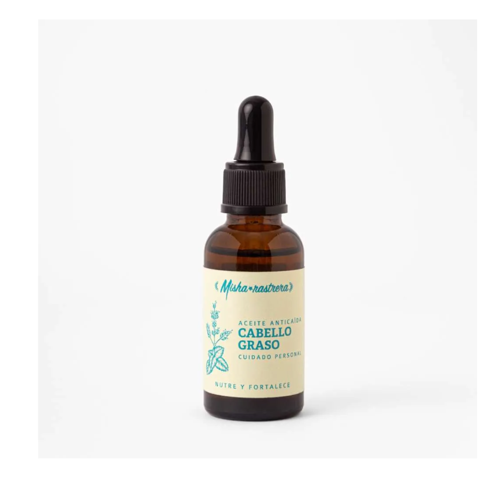 ACEITE ANTICAIDA CABELLO GRASO-MISHA RASTRERA
