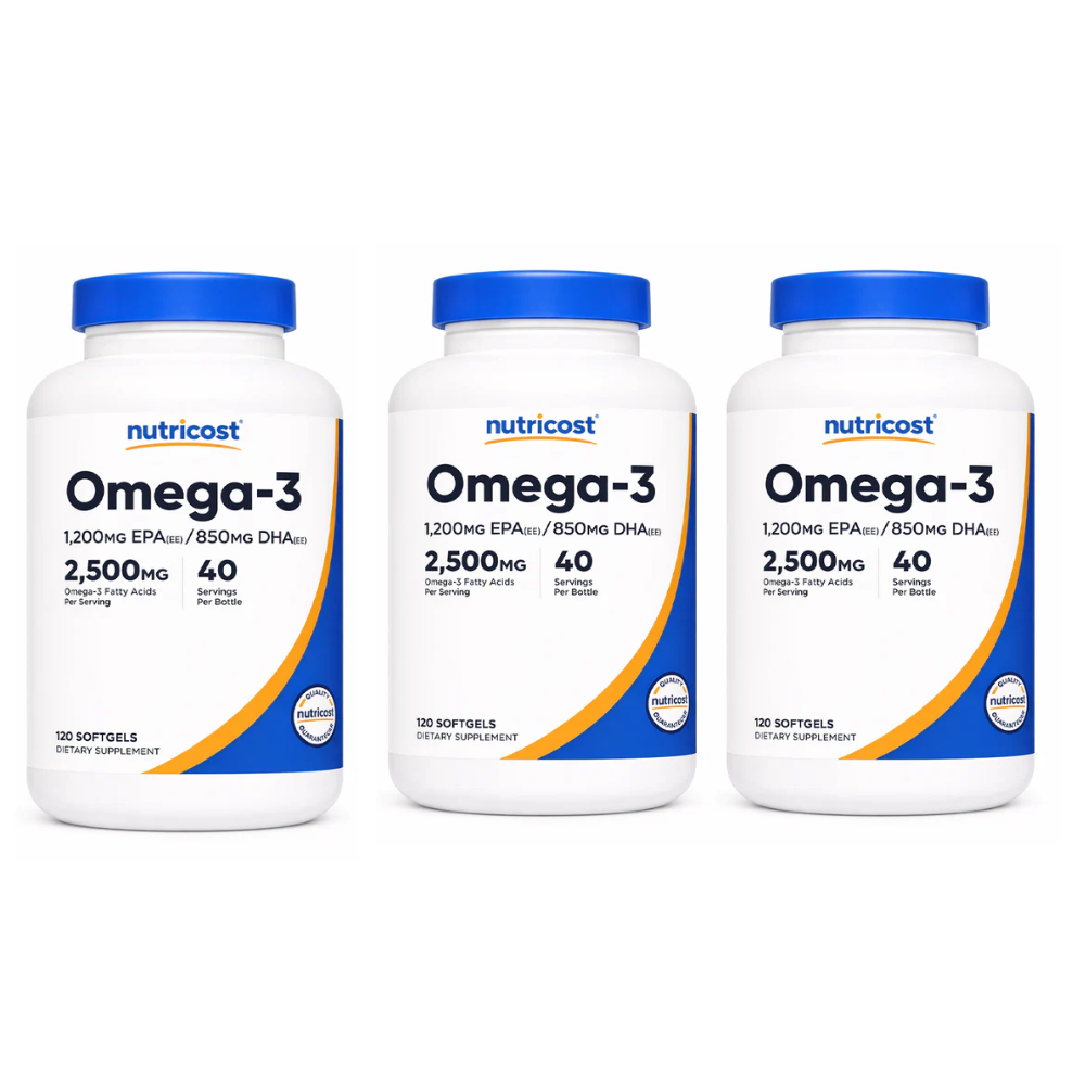 PACK  X 3 DE OMEGA 3 DE NUTRICOST