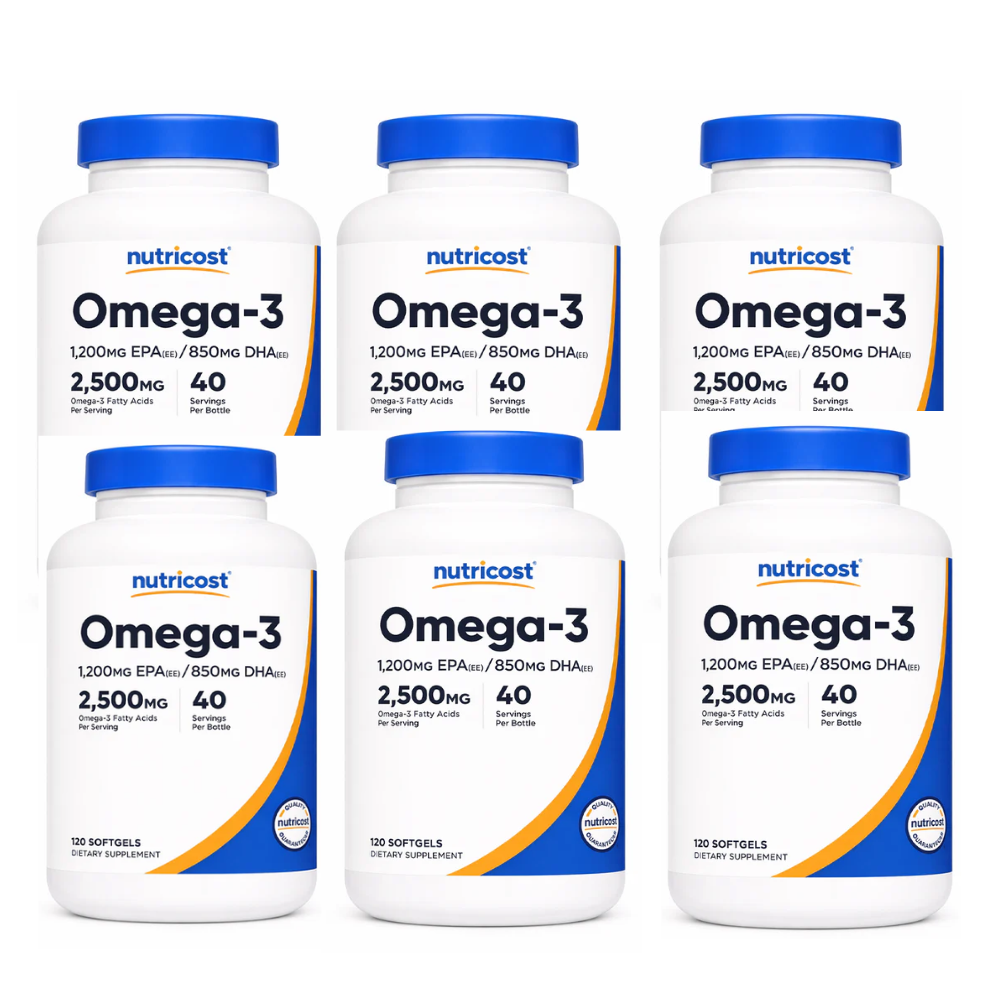 PACK X 6 DE OMEGA 3 DE NUTRCOST