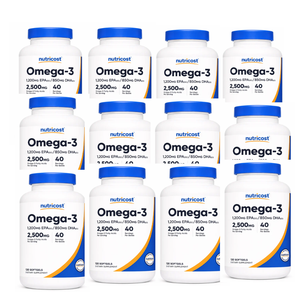 PACK X 12 OMEGA 3 DE NUTRICOST