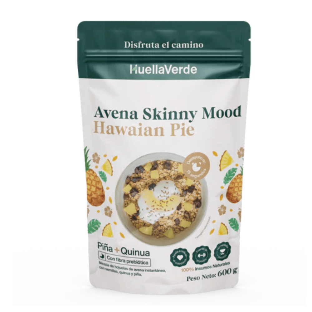 AVENA SKINNY MOOD HAWAIAN PIE DE 400GR - HUELLA VERDE