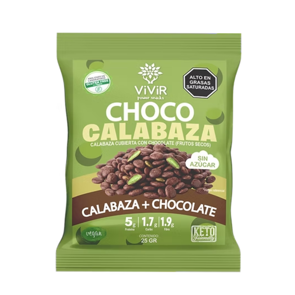 CHOCO CALABAZA 25G- VIVIR