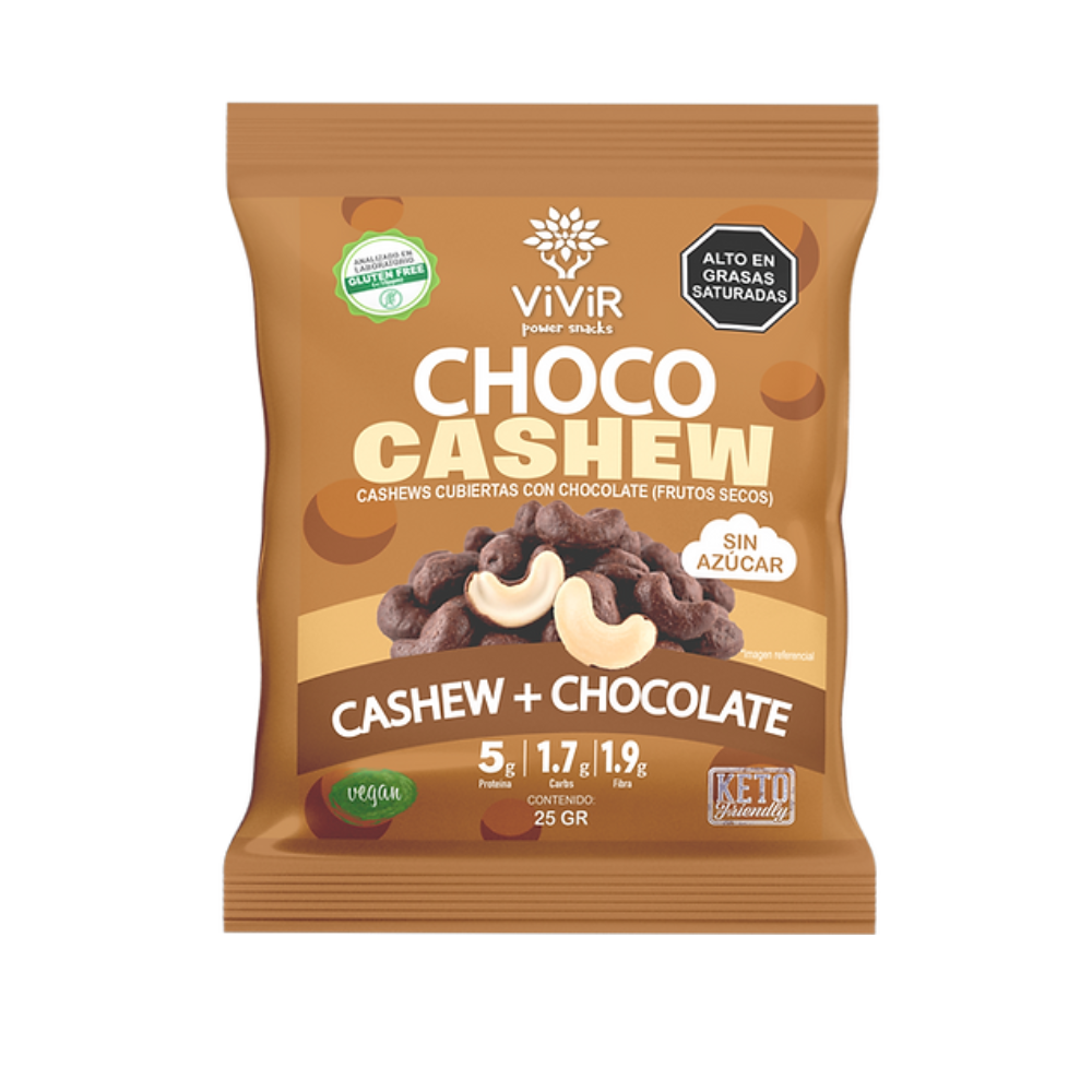 CHOCO CASHEW 25G-VIVIR