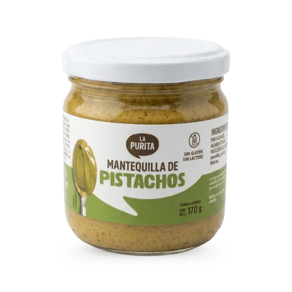 MANTEQUILLA DE PISTACHOS 170GR-LA PURITA