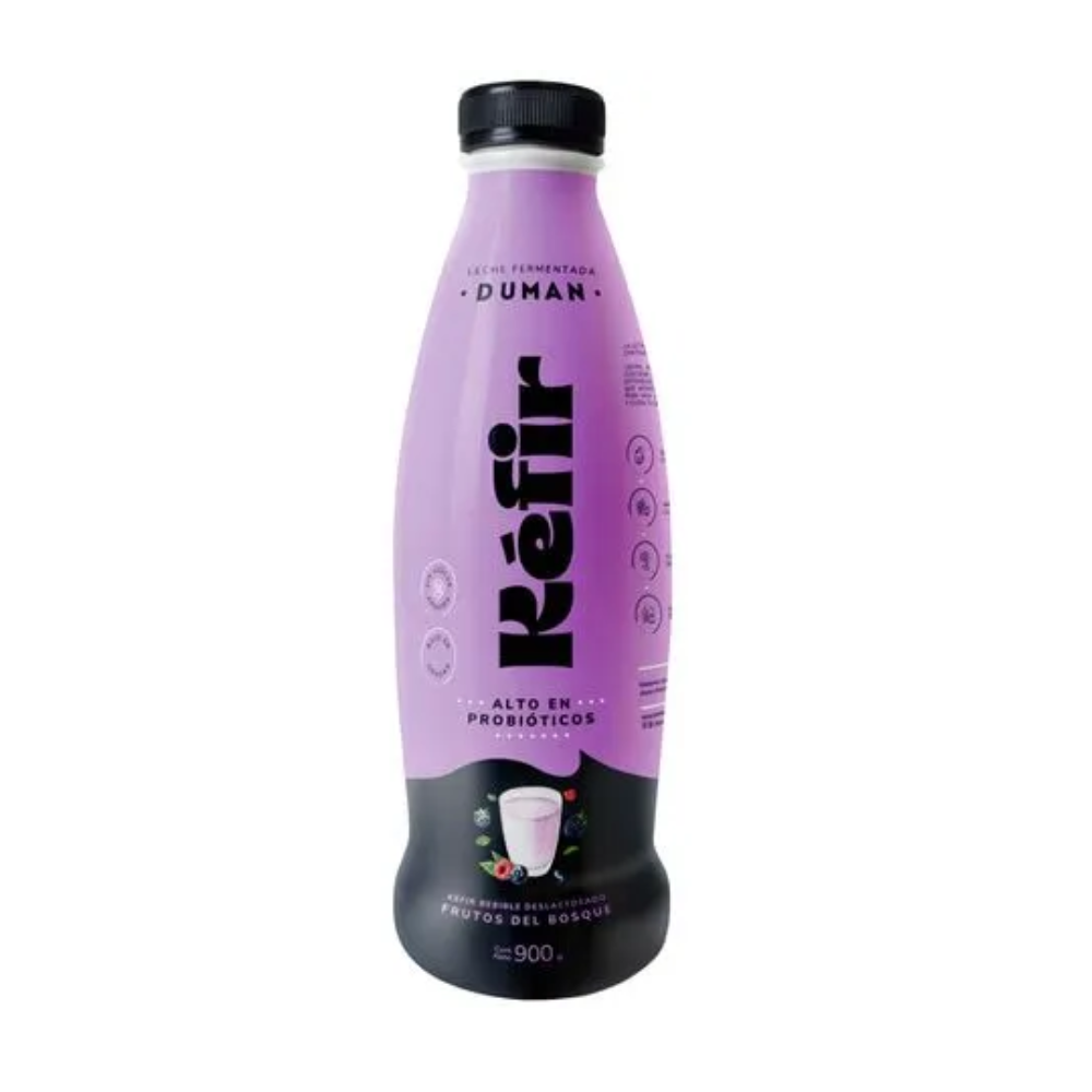 GRIEGO KEFIR DESLACTOSADO FRUTOS DEL BOSQUE DE VACA BEBIBLE 900ML-DUMAN