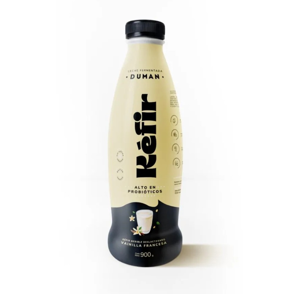 GRIEGO KEFIR DESLACTOSADO VAINILLA FRANCESA DE VACA BEBIBLE 900ML-DUMAN