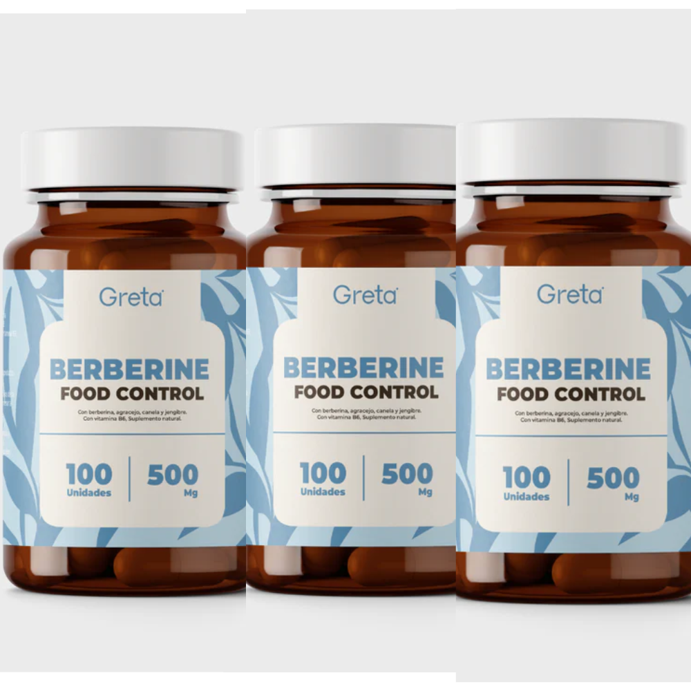 PACK X 3 DE BERBERINA FOOD CONROL-GRETA