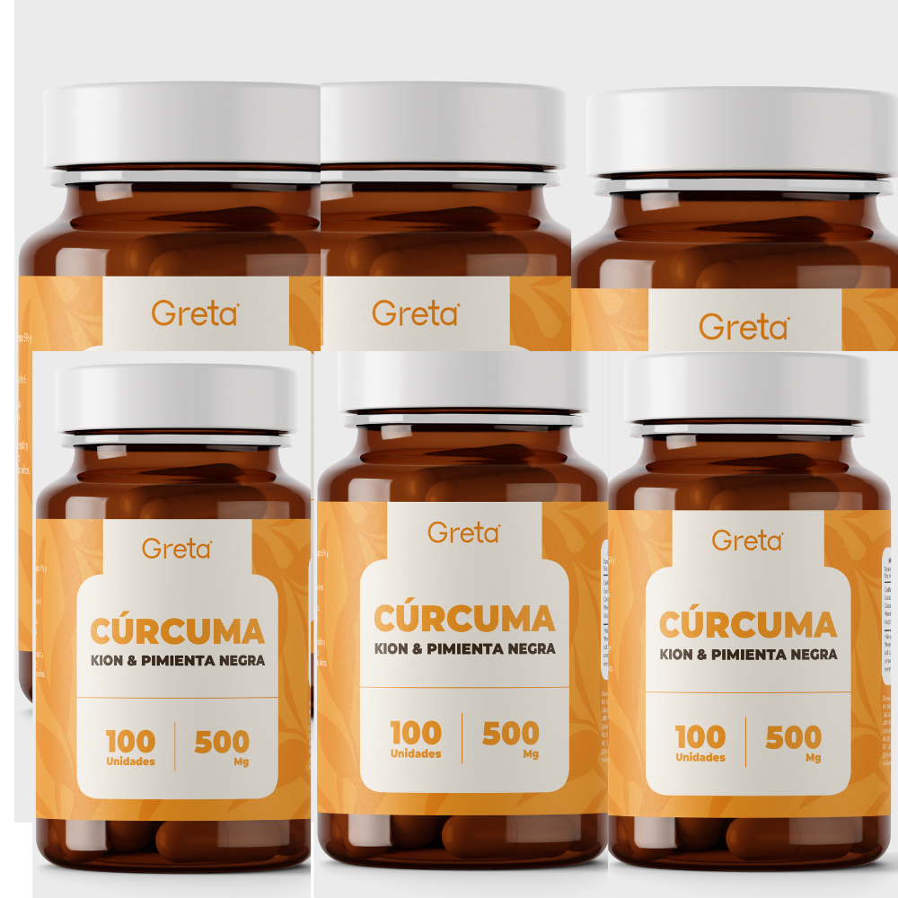 PACK X6 CÚRCUMA,KIÓN Y PIMIENTA NEGRA -GRETA