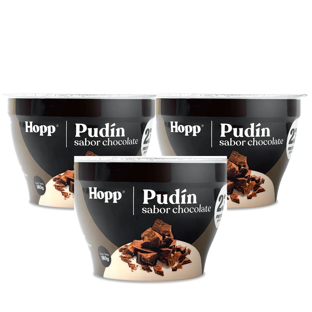 PACK X3 PUDÍN DE CHOCOLATE -HOPP