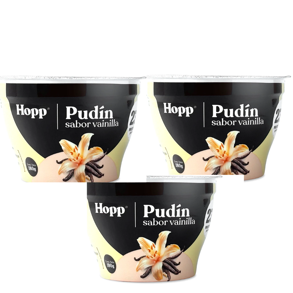 PACK X3 PUDÍN DE VAINILLA-HOPP