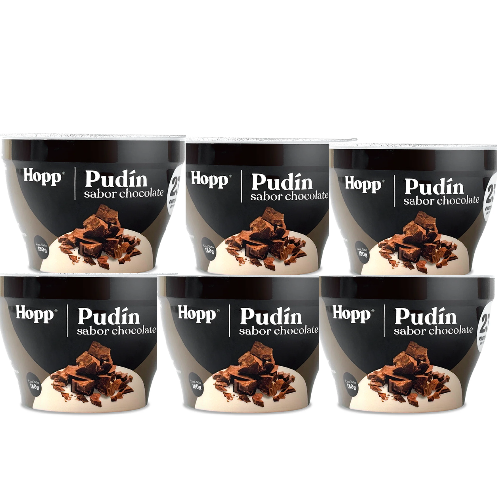 PACK X6 PUDÍN DE CHOCOLATE-HOPP