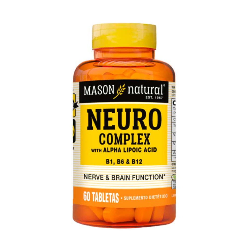 NEURO COMPLEX WITH ALPHA LIPOIC ACID (60 TAB). MASON NATURAL