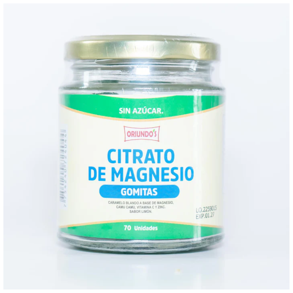 CITRATO DE MAGNESIO GOMITAS-ORIUNDOS