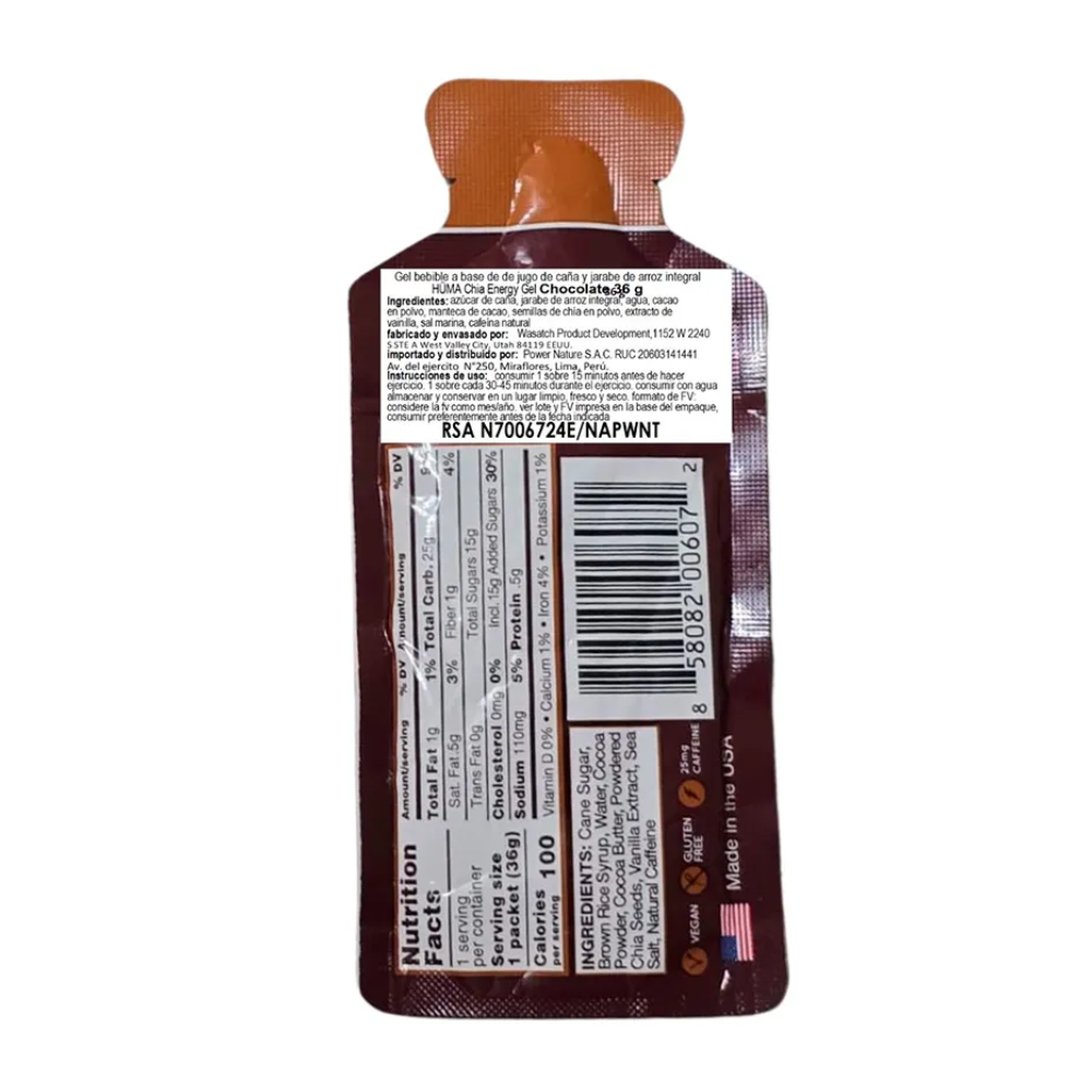 GEL CHOCOLATE 36G-HUMA