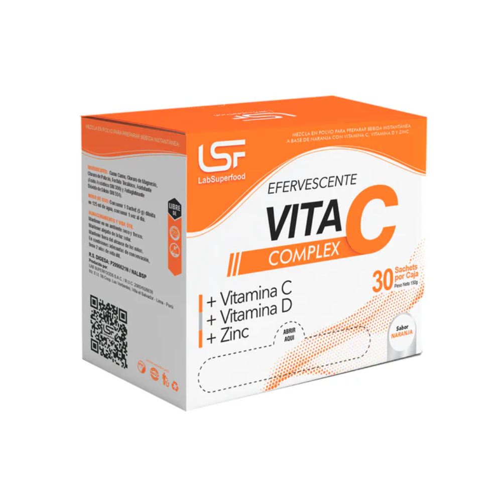 VITAMINA C COMPLEX 5GR CAJA X 30 SACHETS-AMAYUYA