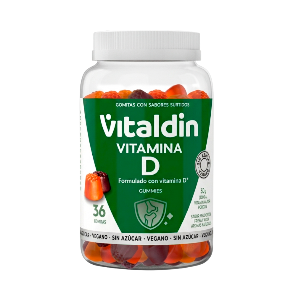 VITAMINA D SUGAR & GELATIN FREE 36U-VITALDIN