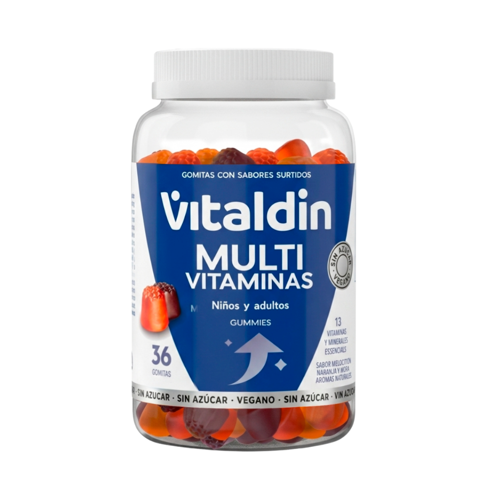 MULTIVITAMINAS NIÑOS Y ADULTS SFGF 36U-VITALDIN
