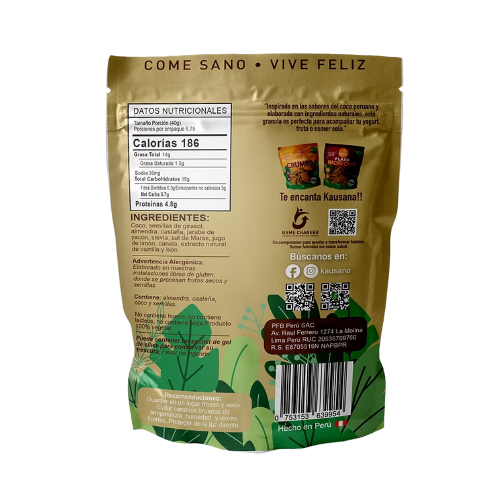 GRANOLA COCONOLA 230G-KAUSANA