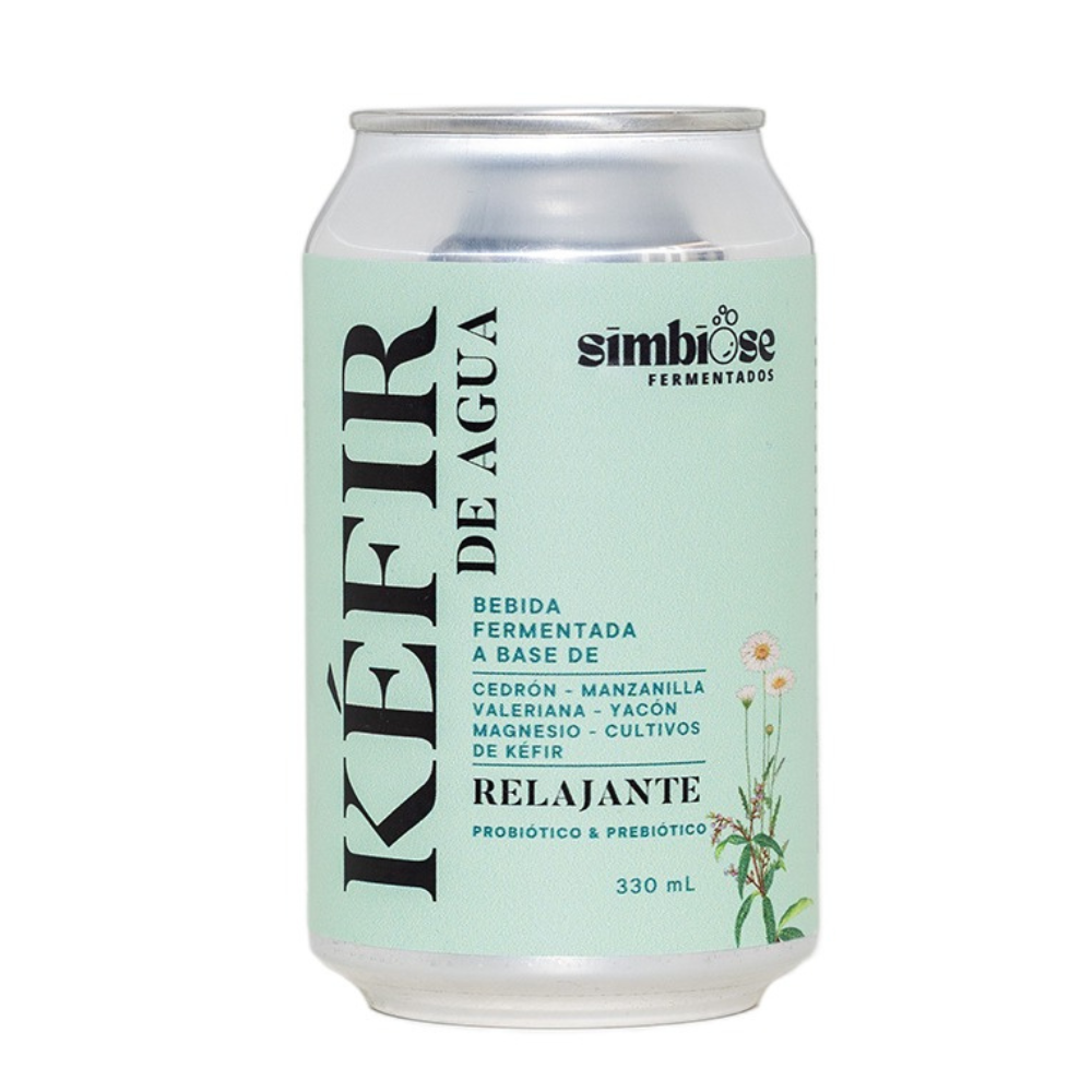 KEFIR DE AGUA HERBAL RELAJANTE LATA POR 330ML-SIMBIOSE
