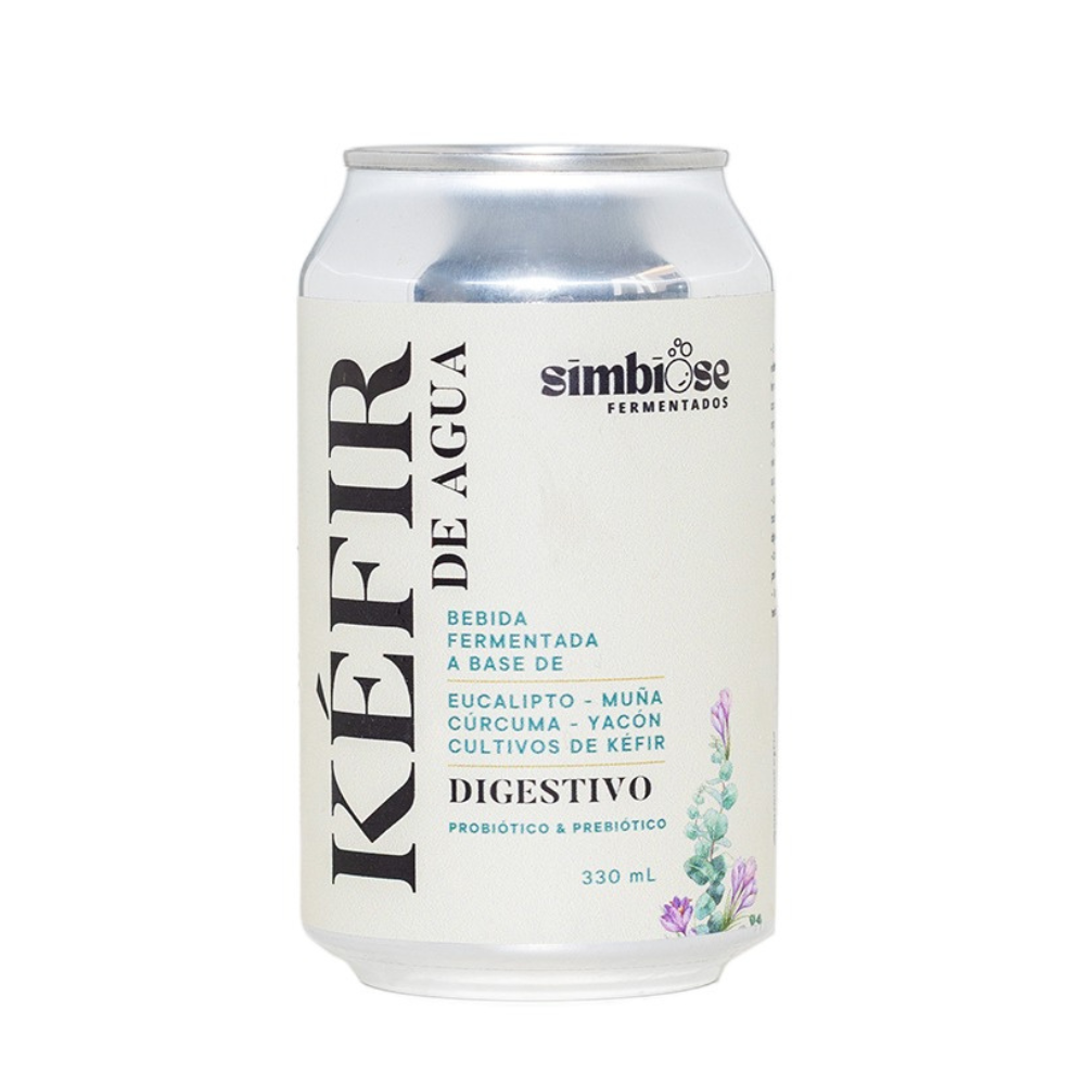KEFIR DE AGUA HERBAL DIGESTIVO LATA por 330 ML-SIMBIOSE