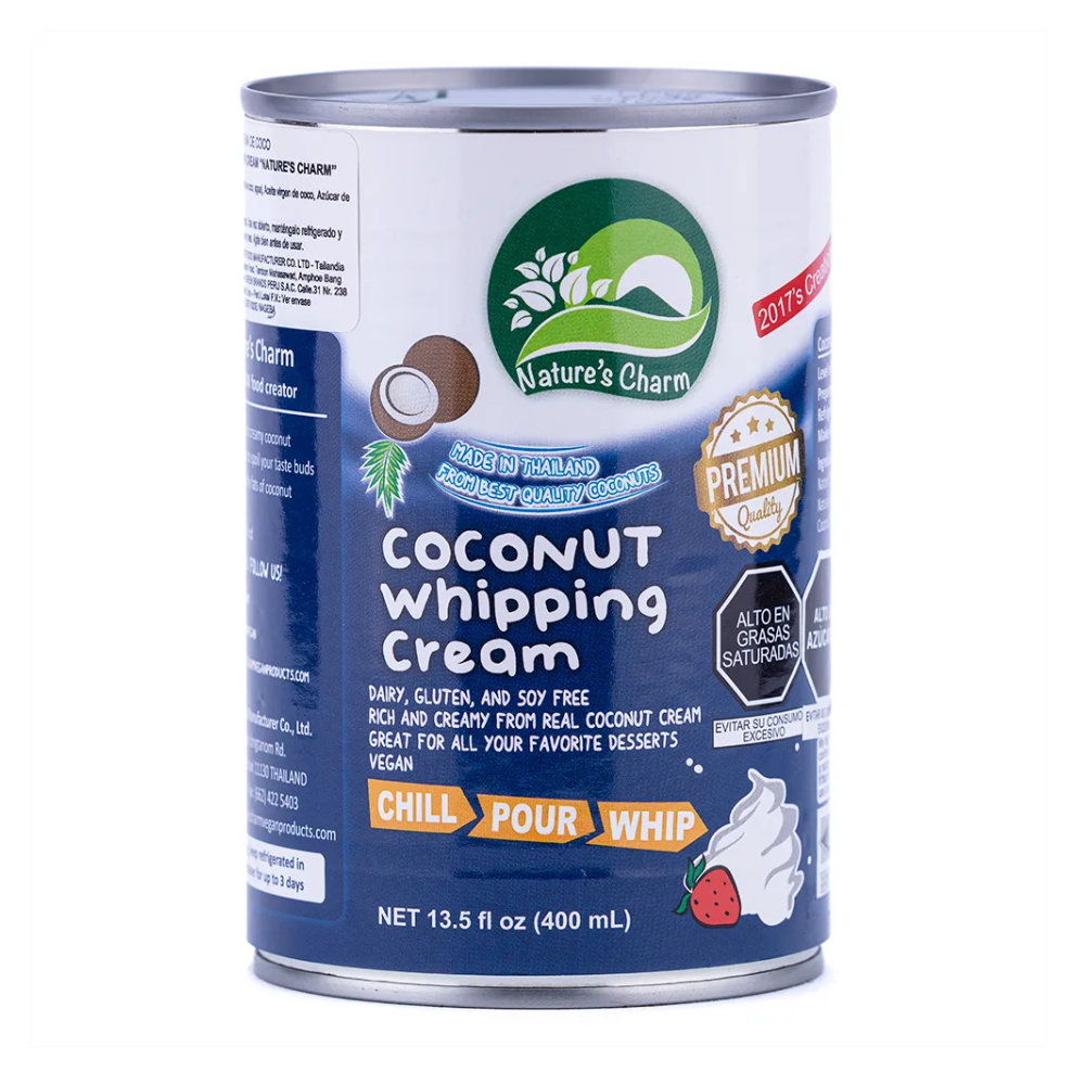 CREMA PARA BATIR DE COCO 400G NATURE´S CHARM