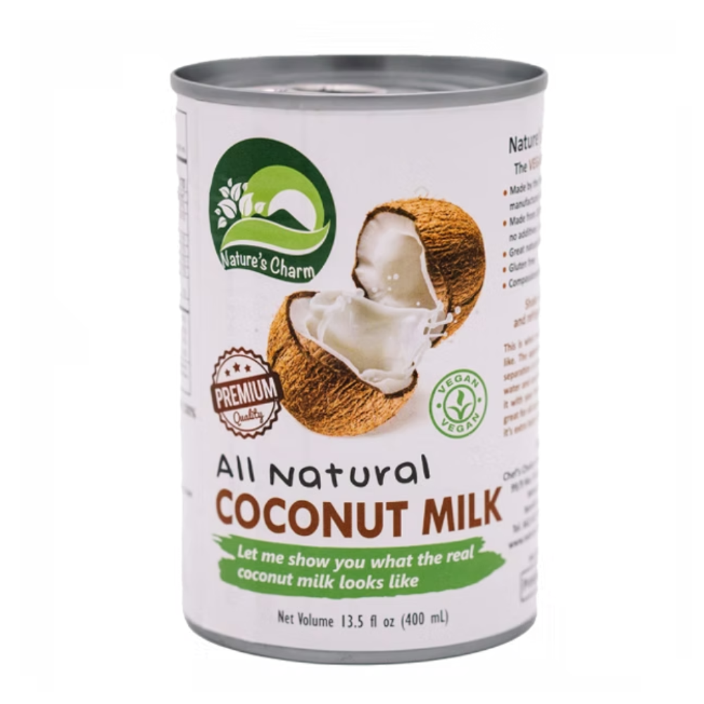 LECHE ENTERA NATURAL DE COCO 400ML NATURE´S CHARM