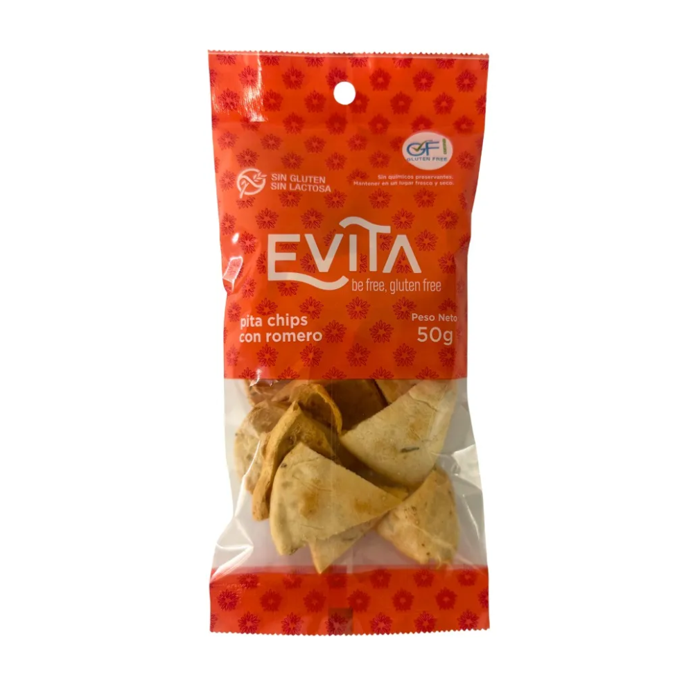PITA CHIPS 50 GR EVITA