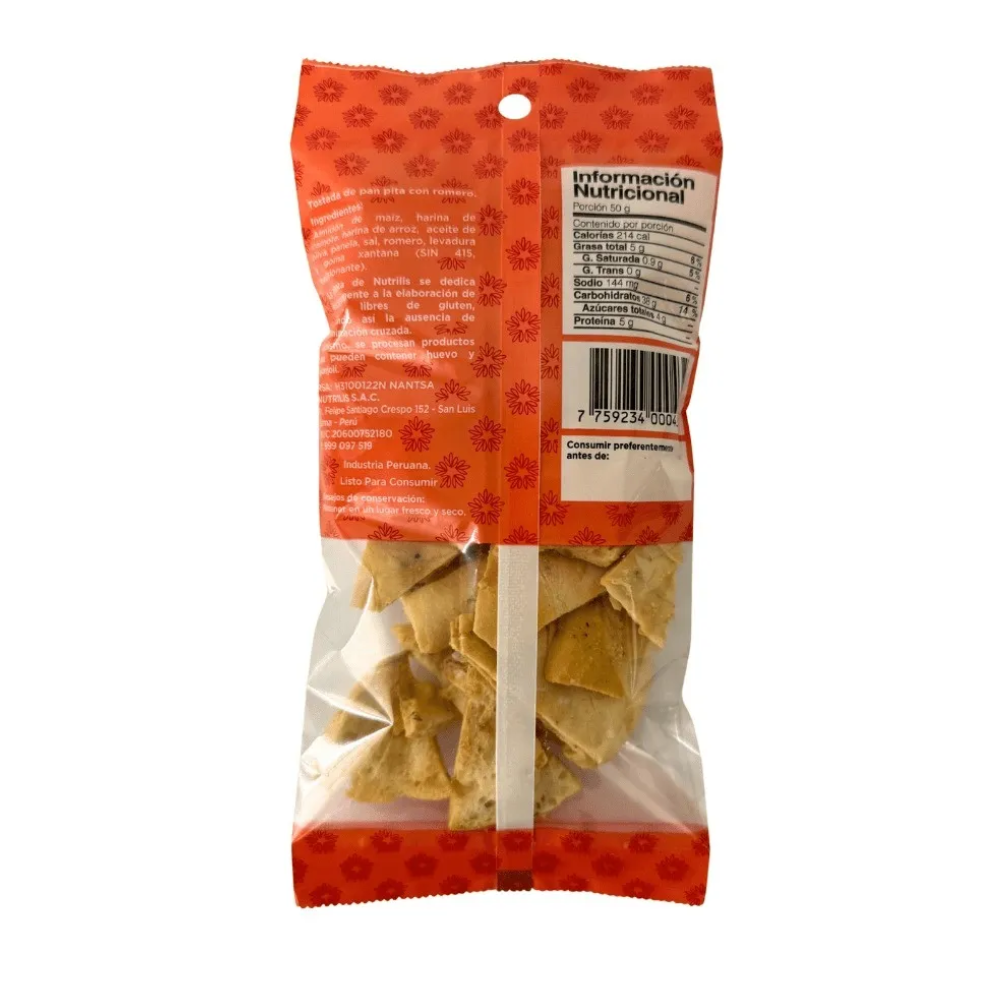 PITA CHIPS 50 GR EVITA