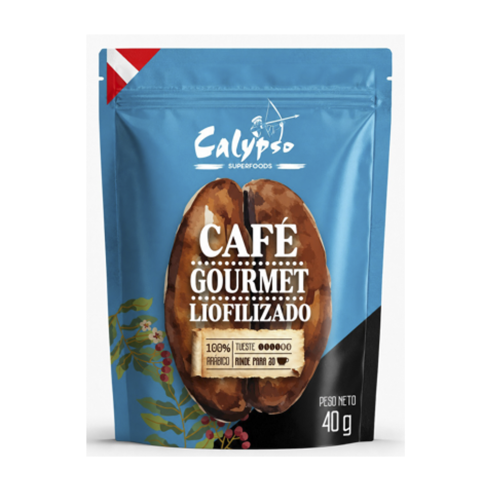 CAFÉ GOURMET LIOFILIZADO 40 GR CALYPSO