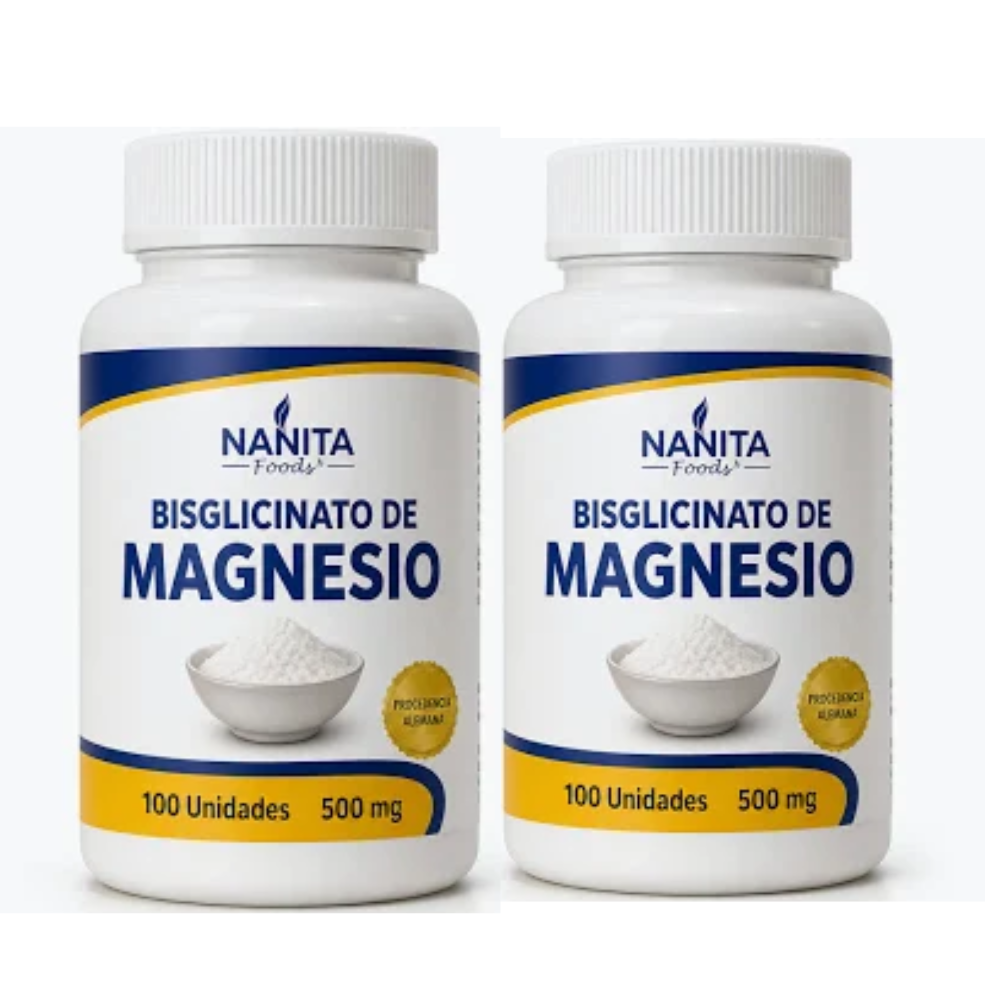 Pack bisglicinato de magnesio Nanita Foods