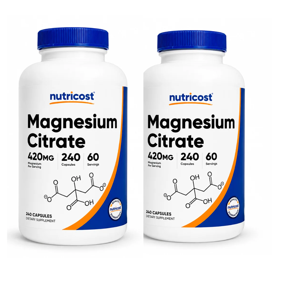 PACK X2 CITRATO DE MAGNESIO -NUTRICOST
