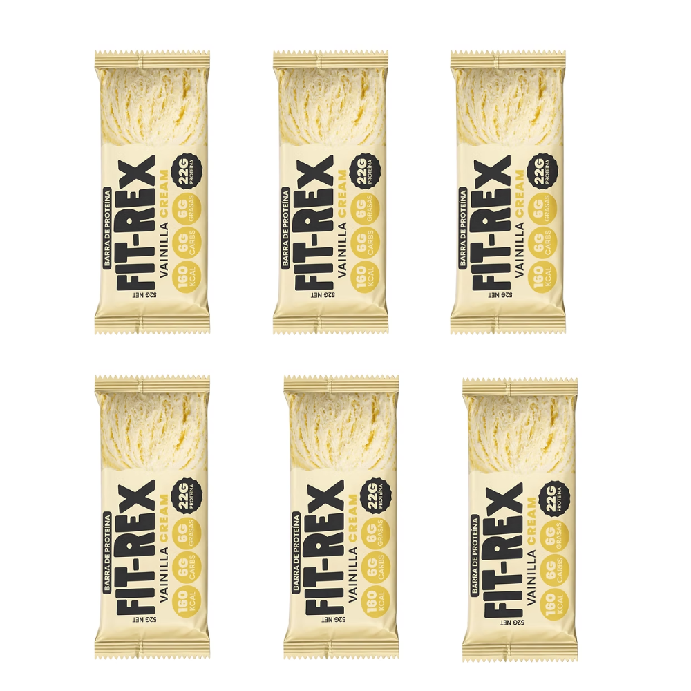PACK X6 DE VAINILLA CREAM FITREX