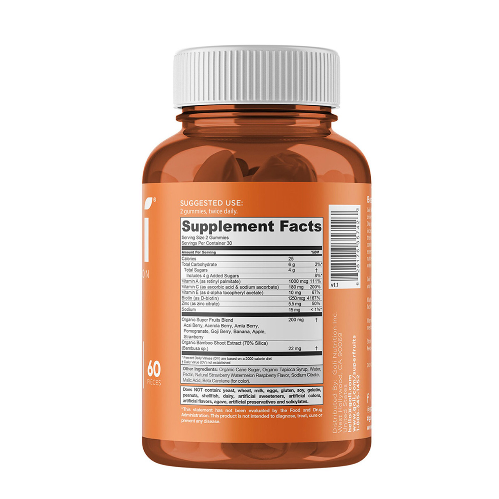SUPERFRUITS 60 GUMMIES GOLÍ