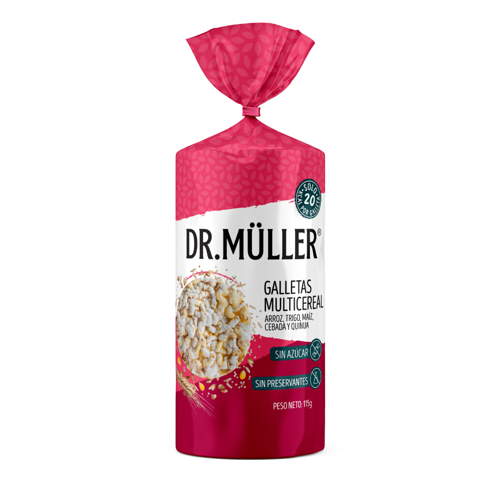 GALLETAS DE ARROZ MULTICEREAL 110G-DR MULLER