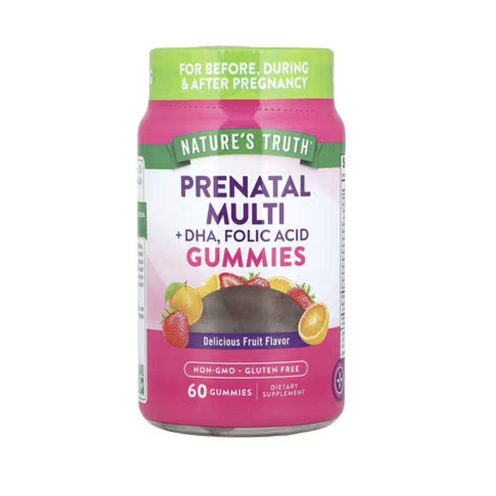 MULTIVIT PRENATAL CON DHA Y ÁCIDO FÓLICO 60 GUMMIES-NATURES TRUTH