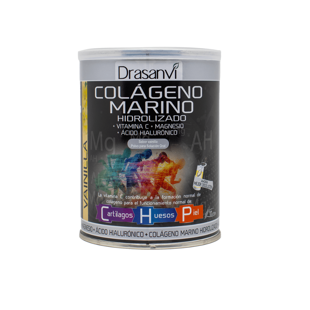 COLAGENO MARINO HIDROLIZADO MAGNESIO VAINILLA 300GR - DRASANVI