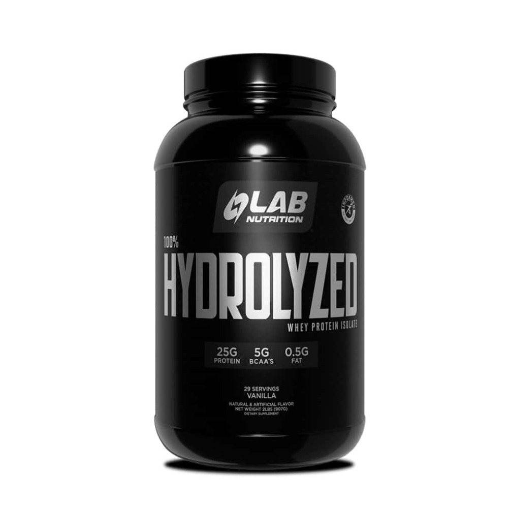 100% HIDROLYZED WHEY VAINILLA 907GR - LAB NUTRITION