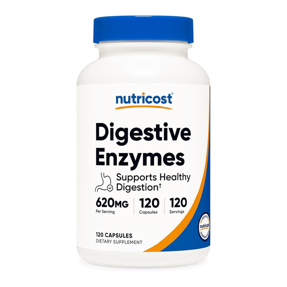DIGESTIVE ENZYME COMPLEX  CAPSULES (620 MG) (120 CAPSULES) NUTRICOST