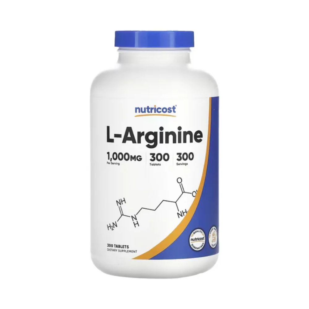 L-ARGININE 1000MG 300TAB NUTRICOST