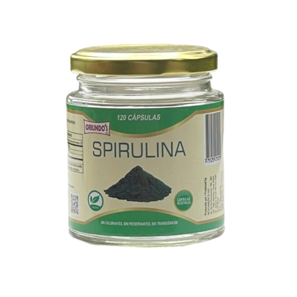 SPIRULINA  120 CÁPSULAS-ORIUNDOS