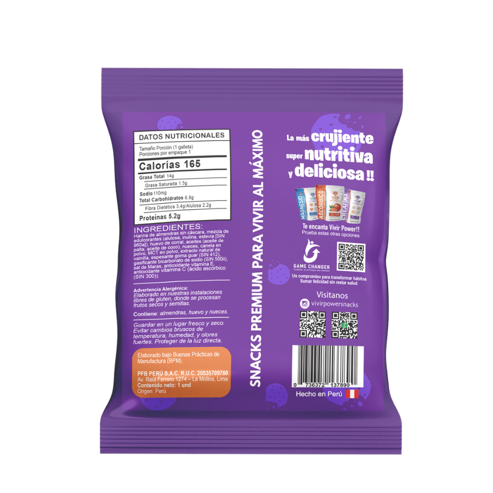 THE KETO COOKIES NUECES Y CANELA-VIVIR
