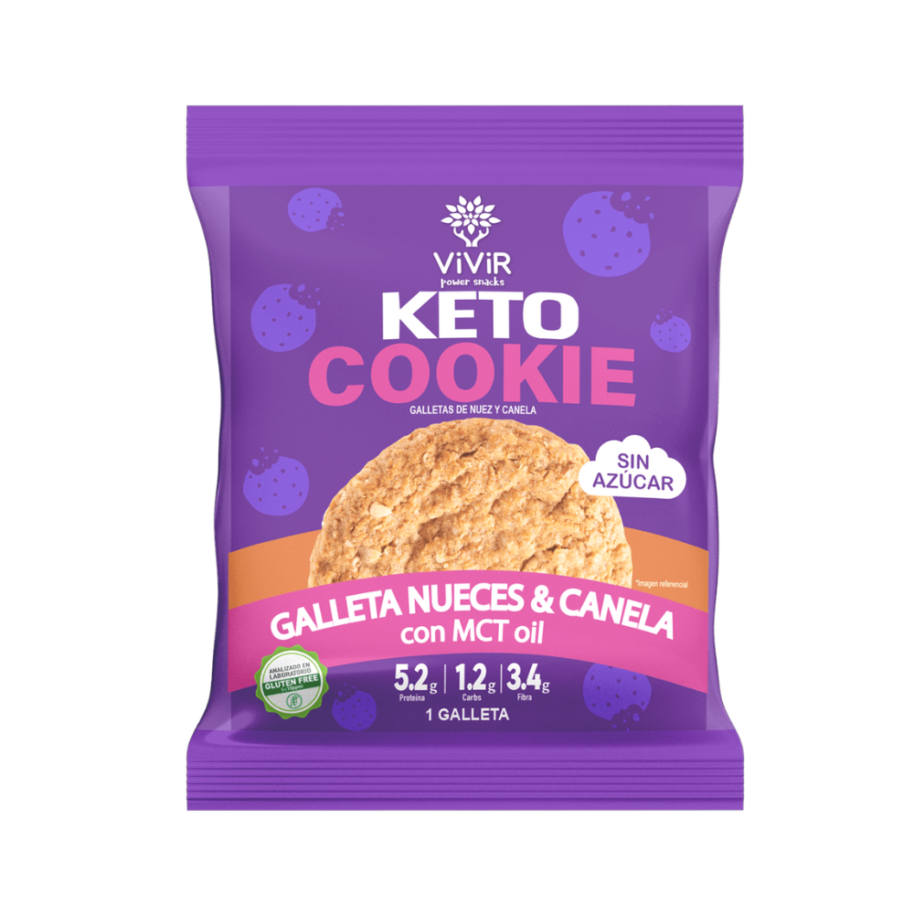 THE KETO COOKIES NUECES Y CANELA-VIVIR