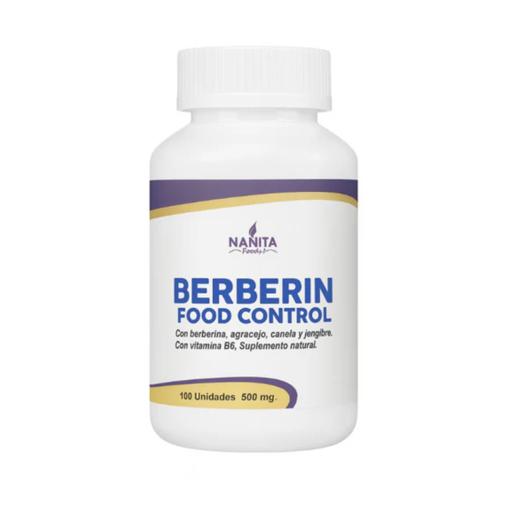 BERBERIN FOOD CONTROL 100 CAP NANITA FOODS