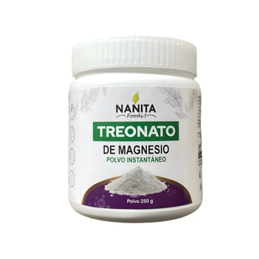 TREONATO DE MAGNESIO POLVO INSTANTANEO 250GR NANITA FOODS