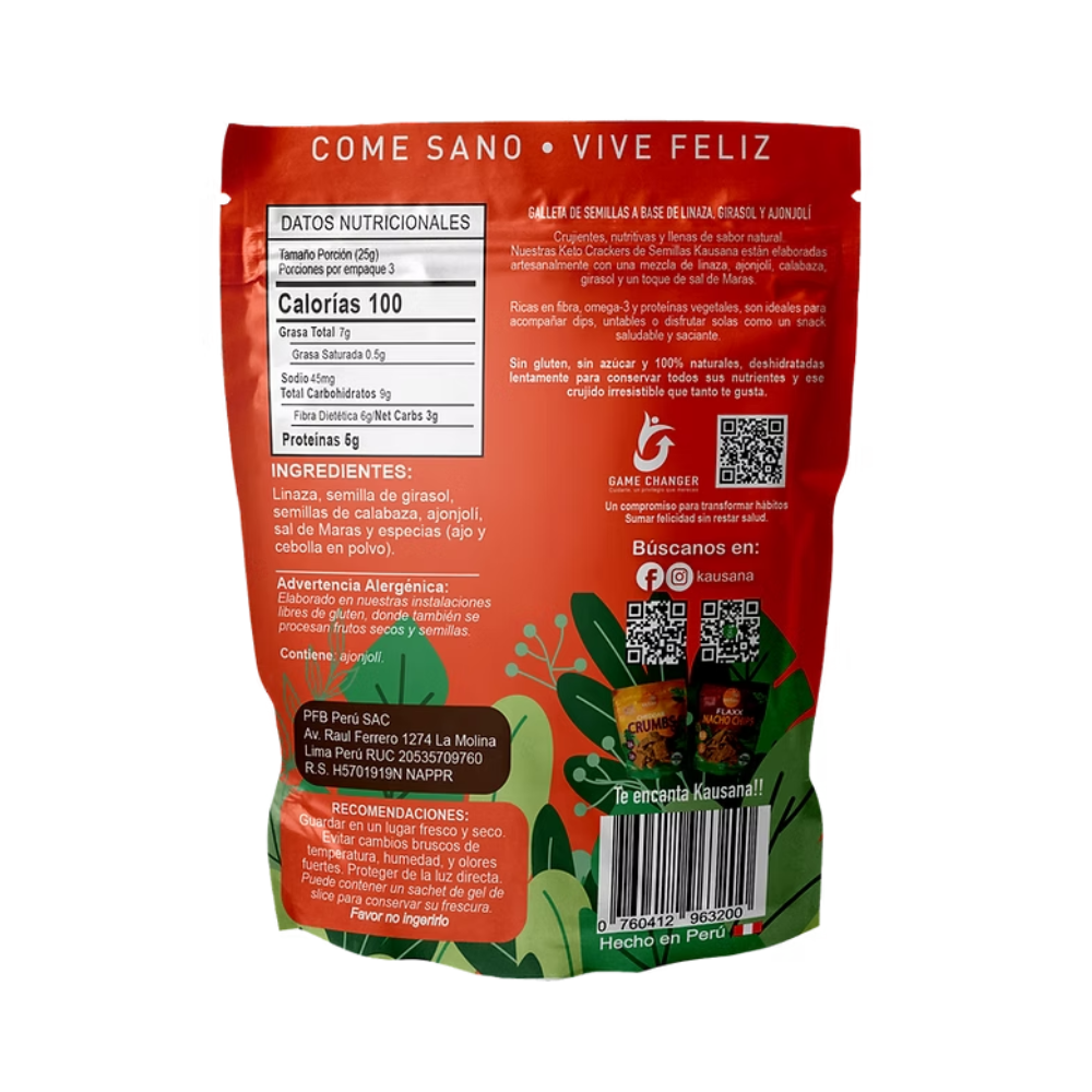 GALLETAS DE SEMILLAS - KAUSANA 75G