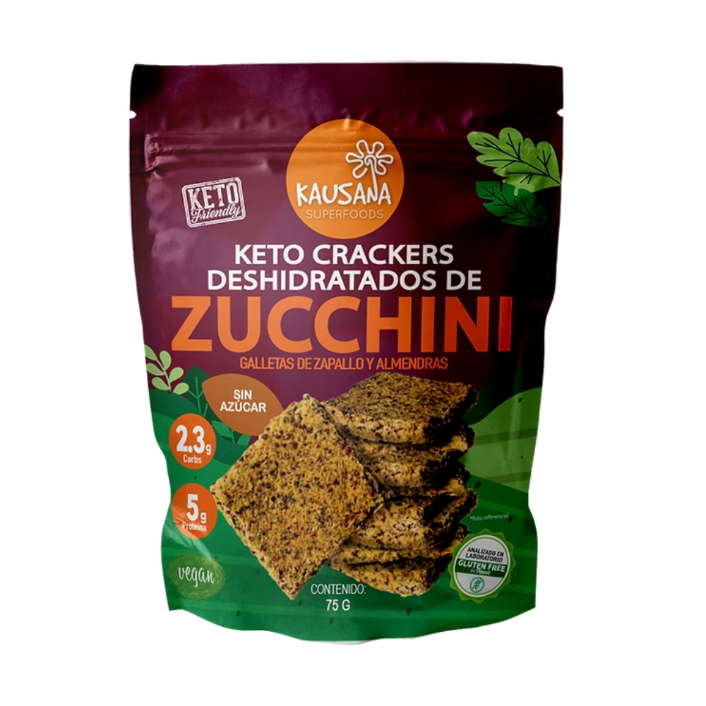 GALLETAS ZUCCHINI & ALMENDRA - KAUSANA 75G