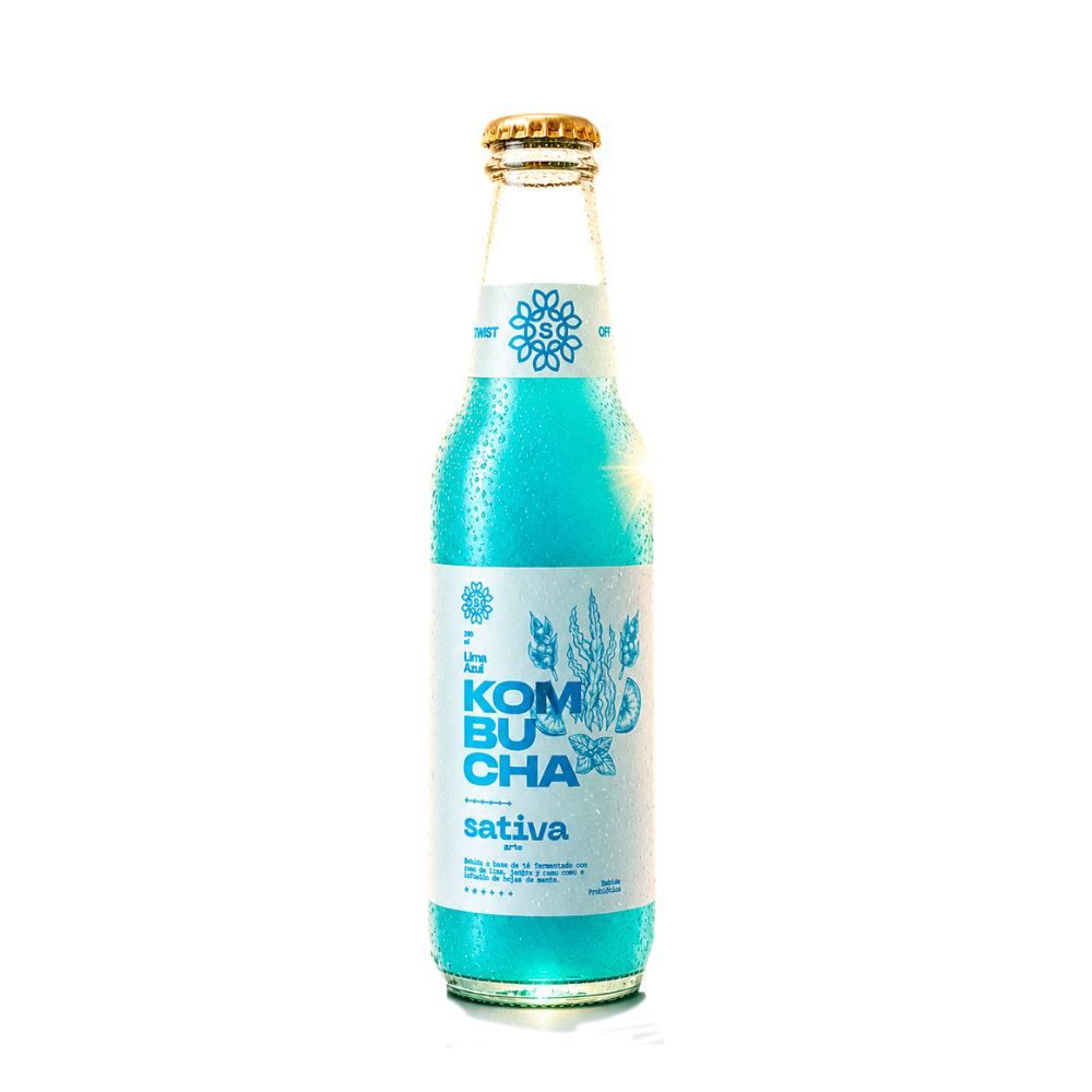 KOMBUCHA LIMA AZUL - SATIVA 269 ML