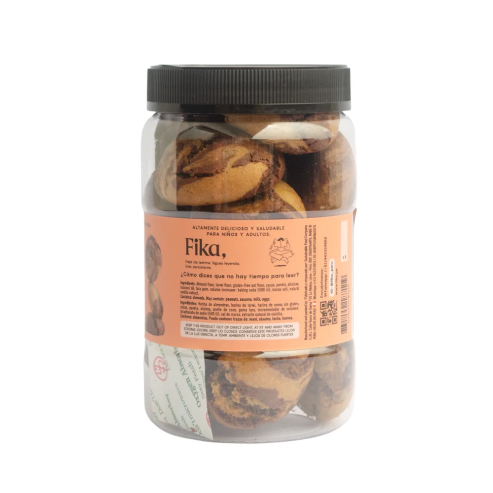 GALLETAS MARMOLEADAS DE VAINILLA Y CHOCOLATE -  FIKA 170G