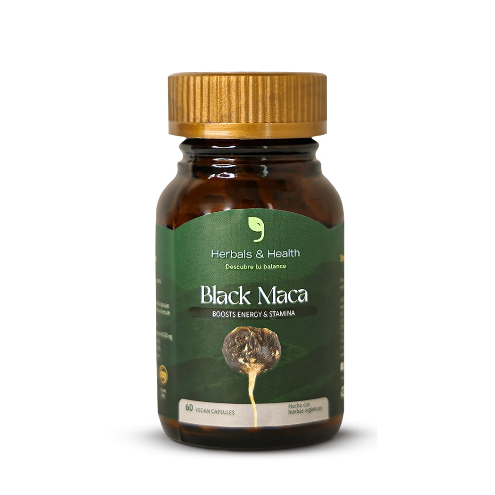 BLACK MACA 60 CAPS - HERBALS & HEALTH