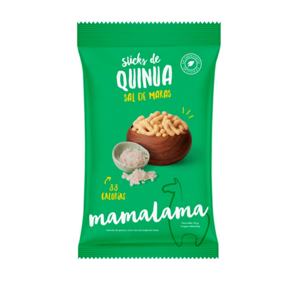 STICKS DE QUINUA  SAL DE MARAS 20 GR - MAMALAMA